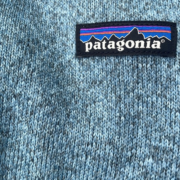 Patagonia Women’s Better Sweater 1/4 Zip Fleece Pullover -Size Medium-Fleck Blue - Picture 3 of 4